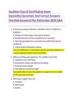 Alberta Gasfitter Class D Exam 2026 &vert; Specialty Practice Questions & Answers