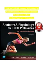 Test Bank for Anatomy & Physiology for Health Professions&colon; An Interactive Journey 4th Edition by Bruce J&period; Colbert&comma; Jeff Ankney&comma; Karen T&period; Lee &lpar;Chapters 1-19 Complete&rpar;