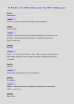 WGU C207 C 214 &vert; UPDATED Questions with 100&percnt; Verified Answers&NewLine;