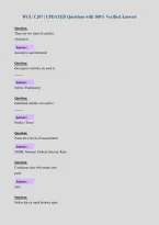 WGU C207 &vert; UPDATED Questions with 100&percnt; Verified Answers&NewLine;
