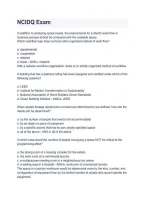 NCIDQ Exam 2026&sol;2027 &vert; Practice Questions & Study Guide