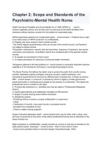 Chapter 2 Scope & Standards of the Psychiatric-Mental Health Nurse &vert; Questions & Answers &vert; Study Guide & Exam Review 2026&sol;2027