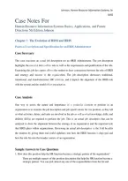 Case Notes For&NewLine;Human Resource Information Systems Basics&comma; Applications&comma; and Future&NewLine;Directions 5th Edition Johnson