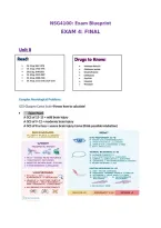 NSG4100 exam 3 & exam 4 at  Galen College of Nursing 