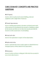 CAIB 2 EXAM KEY CONCEPTS AND PRACTICE&NewLine;QUESTIONS