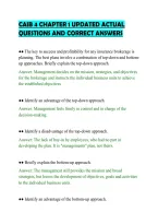 CAIB 4 CHAPTER 1 UPDATED ACTUAL&NewLine;QUESTIONS AND CORRECT ANSWERS&NewLine;