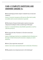 CAIB 4 COMPLETE QUESTIONS AND&NewLine;ANSWERS GRADED A&plus;