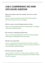 CAIB 4 COMPREHENSIVE TEST PAPER&NewLine;WITH SOLVED QUESTIONS
