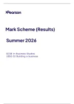 2026 GCSE EDEXCEL BUSINESS PAPER 1 & 2 WITH MARK SCHEMES