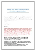 Test Bank&colon; Jarvis' Physical Examination and Health Assessment 2026 &lpar;Complete Chapters&rpar;