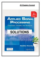 temp SOLUTIONS MANUAL for Applied Signal Processing Concepts&comma; Circuits and Systems 1st edition by Nadder Hamdy&period;w&period;&period;&period;