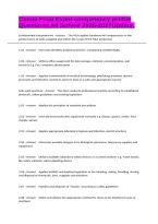 Csmls-Final Exam-competency profile Questions All Solved 2026-2027Update&period;
