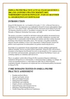 OMEGA PSI PHI PRACTICE ACTUAL EXAM &lbrack;QUESTION 1- &NewLine;200&rsqb; AND ANSWERS UPDATED 2026&sol;2027&vert; 100&percnt; &NewLine;VERIFIED&vert;DETAILED RATIONALES &ndash;PASS GUARANTEED &NewLine;A&plus; GRADED &vert;INSTANT DOWNLOAD 