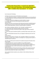 Echelon Quiz Preparation &vert; Actual Exam 2026&sol;2027 &vert; Complete Exam-Style Questions with Detailed Rationales &vert; 100&percnt; Verified &vert; Pass Guaranteed &ndash; A&plus; Graded