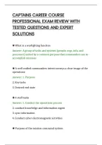 CAPTAINS CAREER COURSE&NewLine;PROFESSIONAL EXAM REVIEW WITH&NewLine;TESTED QUESTIONS AND EXPERT&NewLine;SOLUTIONS