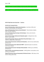 APEA 3P HIGH STAKES EXAM STUDY GUIDE 2026 QUESTIONS &NewLine;WITH VERIFIED QUESTIONS DETAILED RATIONALES GRADED A&plus;