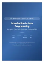 Introduction to Java Programming &ndash; Chapter 1 Self-Test & CheckPoint Questions &vert; Y&period; Daniel Liang 11th Edition &vert; Complete Q&A Study Guide