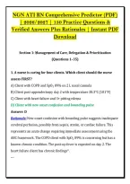NGN ATI RN Comprehensive Predictor &lpar;PDF&rpar; &NewLine;&vert; 2026&sol;2027 &vert; 150 Practice Questions & &NewLine;Verified Answers Plus Rationales &vert; Instant PDF &NewLine;Download