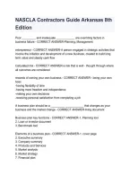NASCLA Contractors Guide Arkansas 8th Edition 2026&sol;2027 &vert; Exam Prep & Study Guide