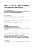 NASCLA Contractors Guide to Business&comma; Law & Project Management 2026&sol;2027 &vert; Exam Prep