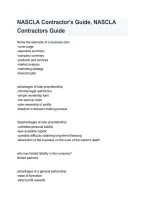 NASCLA Contractor's Guide 2026&sol;2027 &vert; Exam Prep