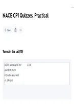 NACE CP1 Quizzes & Practical 2026&sol;2027 &vert; Exam Review & Study Guide