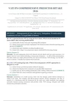 VATI PN COMPREHENSIVE PREDICTOR RETAKE ACTUAL EXAM 2026 &vert; 180 NGN Questions & Verified Answers &vert; A&plus; Graded &vert; Aligned to 2026 NCLEX-PN Test Plan &vert; Pass Guaranteed&NewLine;&NewLine;
