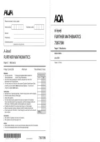 AQA A-level Further Mathematics Paper 3 Mechanics &mdash; verified Question Paper and Marking Scheme merged into one complete document for 2026 rated &starf;&starf;&starf;&starf;&starf; 5&sol;5