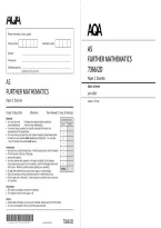 AQA AS Further Mathematics Paper 2 Discrete &mdash; verified Question Paper and Marking Scheme merged into one complete document for 2026 rated &starf;&starf;&starf;&starf;&starf; 5&sol;5
