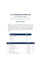 ATI COMPREHENSIVE PREDICTOR ACTUAL EXAM 2026&sol;2027 &vert; Newest Version &vert; 180 Questions & Correct Answers &vert; Already Graded A&plus; &vert; Pass Guaranteed&NewLine;&NewLine;