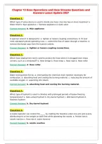 Chapter 13 Hose Operations and Hose Streams Questions and&NewLine;Answers Latest Update 2027