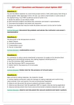CIP Level 1 Questions and Answers Latest Update 2027&NewLine;