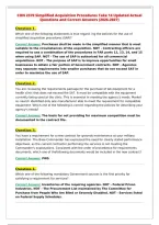 CON 2370 Simplified Acquisition Procedures Take 14 Updated Actual&NewLine;Questions and Correct Answers &lpar;2026-2027&rpar;