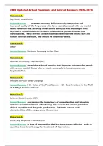 CPRP Updated Actual Questions and Correct Answers &lpar;2026-2027&rpar;&NewLine;