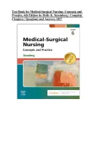 Test Bank for Medical-Surgical Nursing&colon; Concepts and Practice&comma; 6th Edition by Holly K&period; Stromberg &vert; Complete Chapters &vert; Questions & Answers &vert; 2027&NewLine;