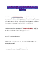 NR 222- Health & Wellness Exam Latest 2026&sol;2027 &NewLine;Questions and Correct Detailed Answers Already &NewLine;Graded A&plus; 