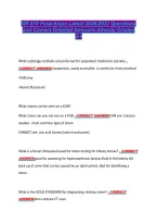 NR 570 Final Exam Latest 2026&sol;2027 Questions &NewLine;and Correct Detailed Answers Already Graded &NewLine;A&plus; 