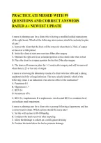 ATI Practice Missed BUNDLE &vert; 99 Questions &plus; Med-Surg &plus; Pharmacology &plus; Lab Values &plus; Cranial Nerves &vert; Nursing Exam Prep 2026