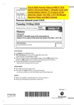 Actual EDEXCEL 2026 &lpar;9HI0&sol;1F&rpar; Pearson Edexcel In GCE History Advanced Paper 1&colon; &NewLine;Breadth study with interpretations Option 1F&colon; In search of the American dream&colon; the &NewLine;USA&comma; c1917-96 &mdash; merged question paper and markscheme