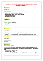 MGT 6311 Final Exam Updated Actual Questions and Correct&NewLine;Answers &lpar;2026-2027&rpar;