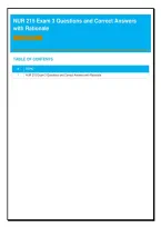 NUR 215 Exam 3 Questions and Correct Answers with Rationale &ndash; New Update 2026&sol;2027 &vert; 350 Verified Questions