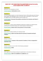 NACE CIP 1 CBT EXAM PRACTICE QUESTIONS Solved Correctly&NewLine;Latest Update 2027&comma; Graded A&plus;