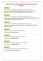 NACE CIP Level 2 Frequently Tested Actual Questions and&NewLine;Answers