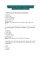NUR 210 Exam 2 &ndash; Principles of Pharmacology Questions & Rationales