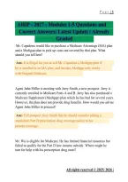 AHIP 2027 Modules 1&ndash;5 &ndash; Practice Questions & Answers &vert; Latest Study Guide