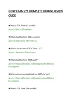 CCRP EXAM 273 COMPLETE COURSE REVIEW&NewLine;GUIDE&NewLine;