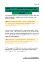 AHIP 2027 Modules 1&ndash;5 &vert; Questions and Correct Answers &vert; Latest Update
