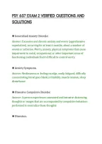 PSY 657 EXAM 2 VERIFIED QUESTIONS AND&NewLine;SOLUTIONS