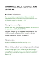 CDFM MODULE 3 FULLY SOLVED TEST PAPER&NewLine;GRADED A&plus;