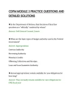 CDFM MODULE 3 PRACTICE QUESTIONS AND&NewLine;DETAILED SOLUTIONS&NewLine;